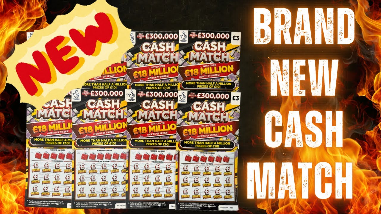 💷 £18 million in prizes 😱 The brand new cash match scratch card from the national lottery! 💷