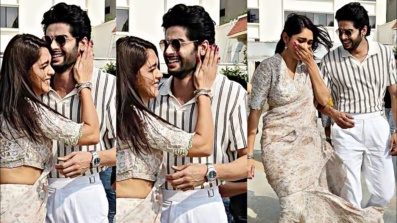 |Abhimanyu Dassani| |Mrunal Thakur| Goes Closed To Closed Together In ❤️🫶🏻 🥰😍🤩At The Movie Promotion