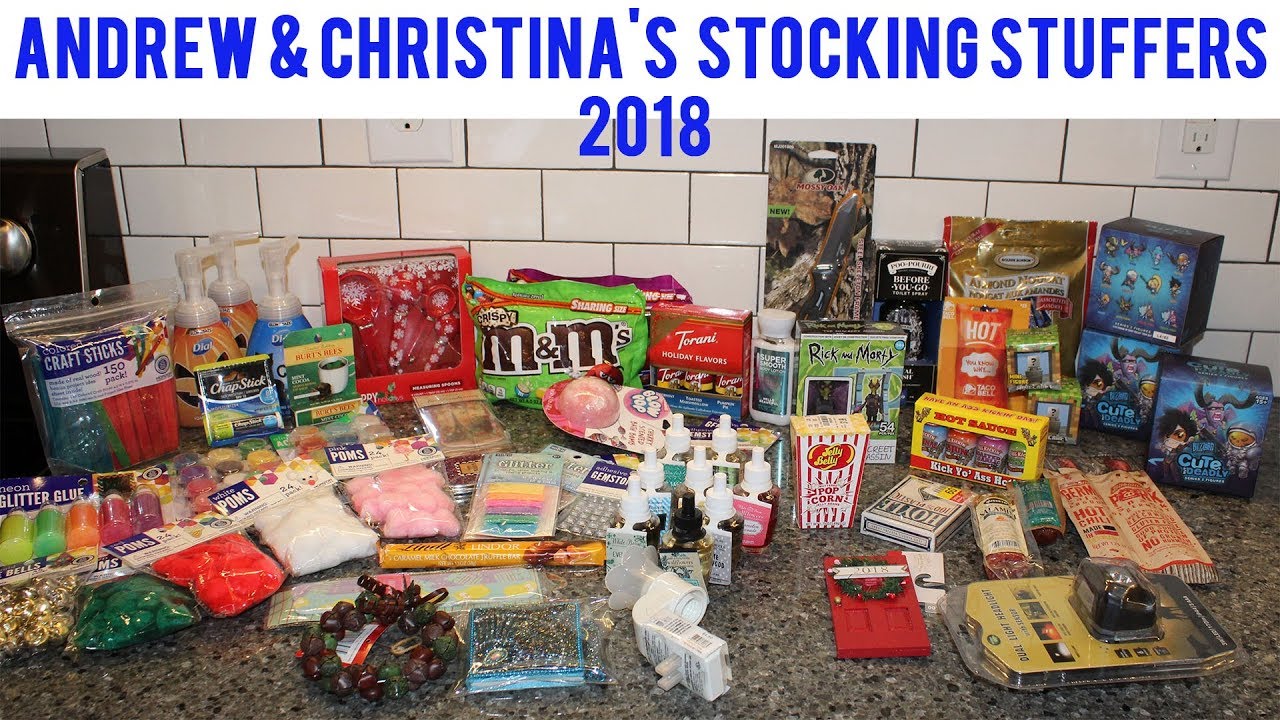 Andrew (29-Year-Old) & Christina’s (30-Year-Old) Christmas Stocking Stuffers 2018