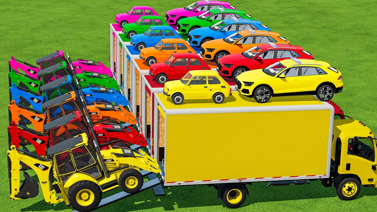 Transport with Mini Cars | Mini vs Large Cars In Fs22 | Farming Simulator 22 |