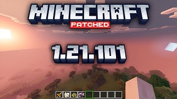 Official Minecraft Patch 1.21.101 Version | New Update Bug Fix | Minecraft Latest Version |Game Load