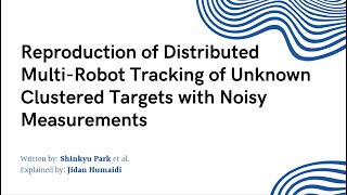 Celebrity Reproducing “Distributed Multi-Robot Tracking of Unknown Clustered Targets with Noisy Measurements” Net Worth