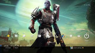 Free Destiny 2 theme - Countdown to Launch Dynamic Theme (PS4)