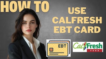 How to use Calfresh EBT card I DOUBLE Z