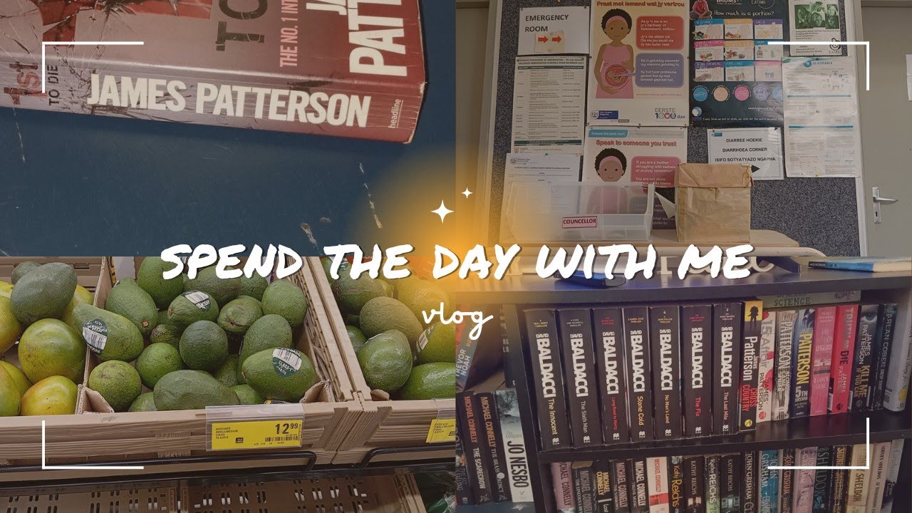 Spend the Day with Me: Books, Groceries, & Clinic Visit.