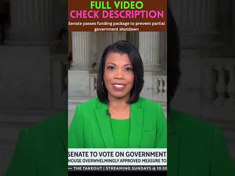 Senate to vote on government funding package to avert partial shutdown #youtubeshorts#viral #2024 #