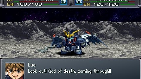 Super Robot Wars Alpha Gaiden - Gundam Deathscythe Hell Custom Attacks