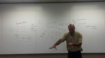 Calculus 3 Ch 11.5, vectors planes