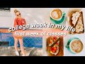 college week in my life | first week of classes @ cal poly slo