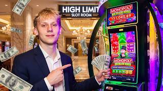 We Can't Leave The High Limit Room Until We Hit a Slot Bonus!