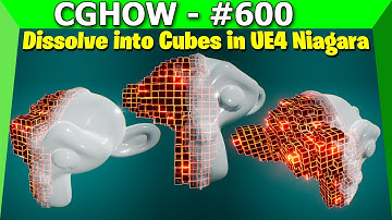 Dissolve into Cubes in UE4 Niagara Tutorial - Beginner
