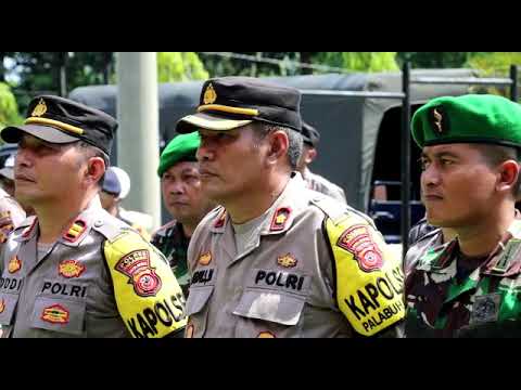 Rajut Kebersamaan Dan Perkuat Keakraban,Wabup Sukabumi  Kapolres Joget Bareng Prajurit Gabungan