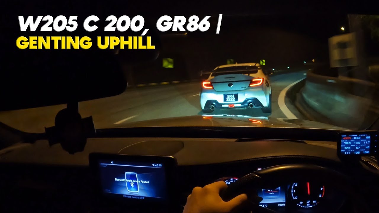 W205 C 200, GR86 | 云顶 Genting Uphill | Oct. 29, 2024 (POV)