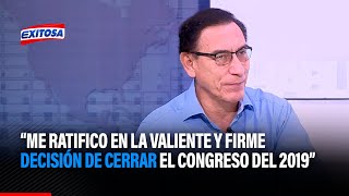 🔴🔵Martín Vizcarra: &quot;Me ratifico en la valiente y firme decisión de cerrar el Congreso del 2019&quot;