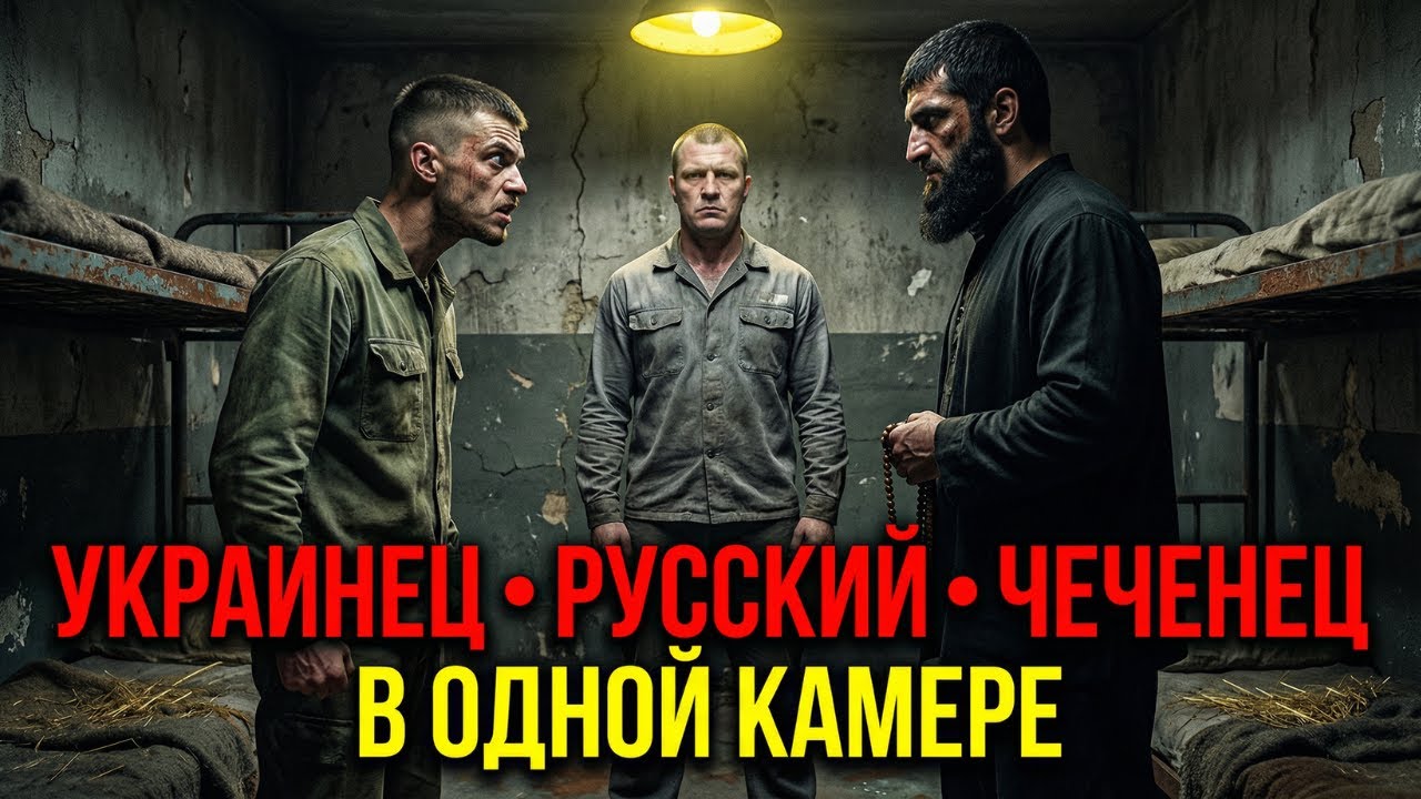УКРАИНЕЦ, РУССКИЙ И ЧЕЧЕНЕЦ ПОПАЛИ В ОДНУ КАМЕРУ. НЕВЕРОЯТНАЯ ИСТОРИЯ