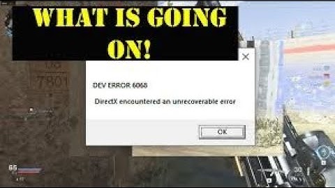 FINALLY SOLVING THE NOTORIOUS 6068 DEV ERROR IN #WARZONE! 🎮🎮🎮 #6068 #ERROR #FIX FOR MODERN WARFARE!