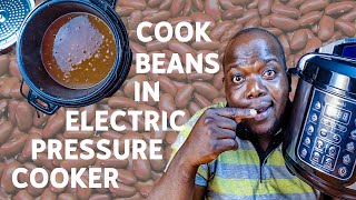 How to cook beans using the saachi electric pressure cooker