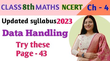 Try these - Page 43 - Maths Class 8 - Chapter 4 - maths new syllabus 2023