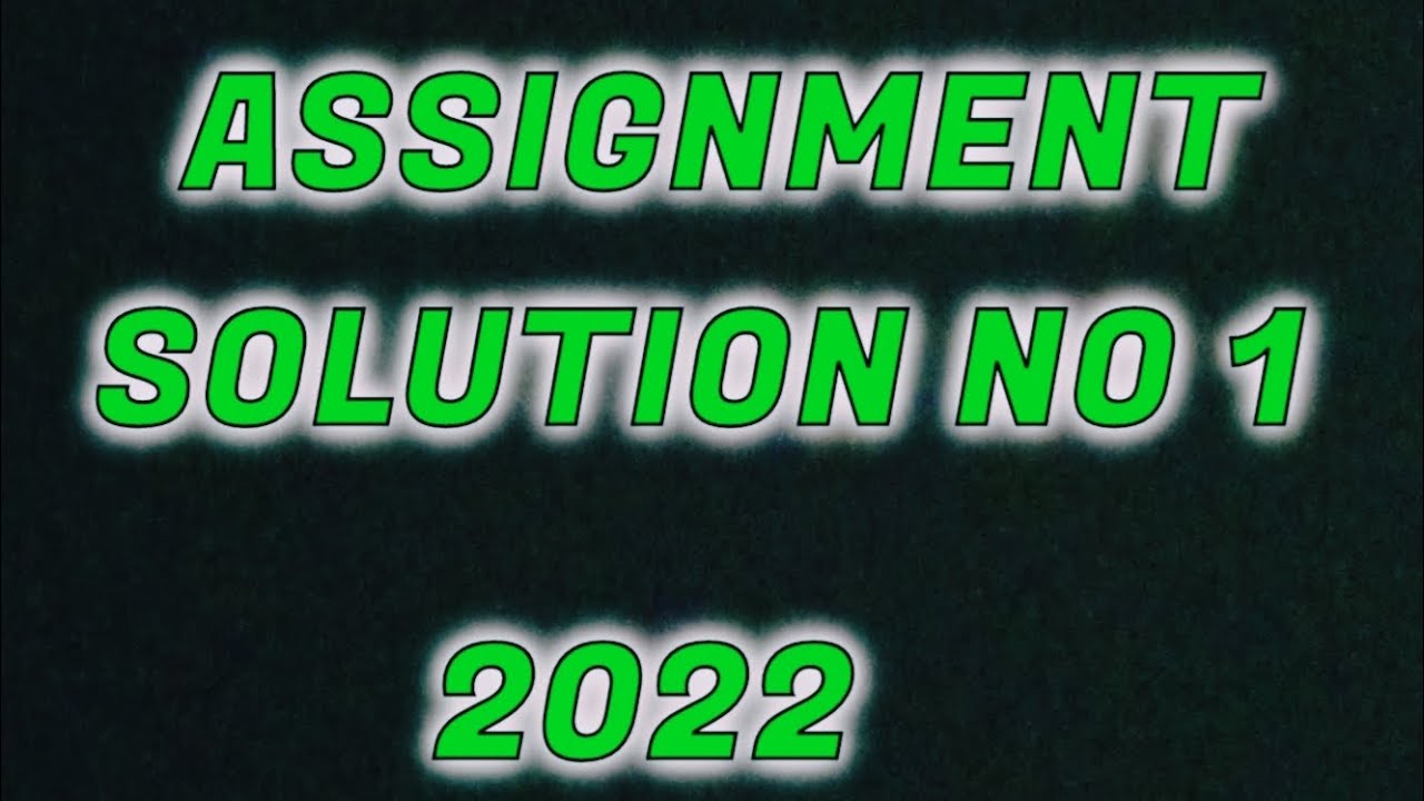 mth302 assignment 1 solution 2022 pdf