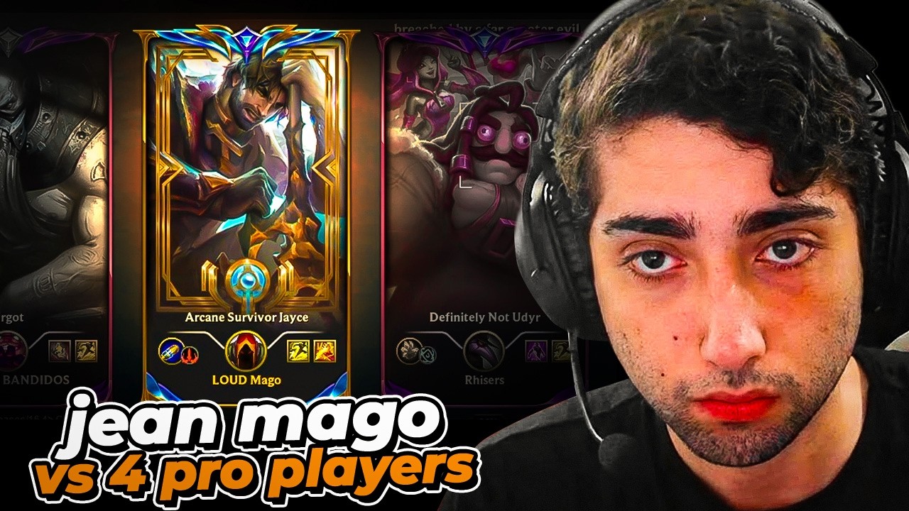 JEAN MAGO caiu AUTOFILL contra 4 PRO PLAYERS!