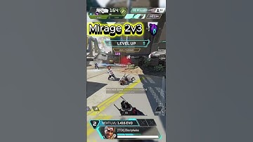 Mirage 2v3 Lstar is too easy #apexlegends #apexclips #apexlegendsclips #apexlegend #zbearlyawake