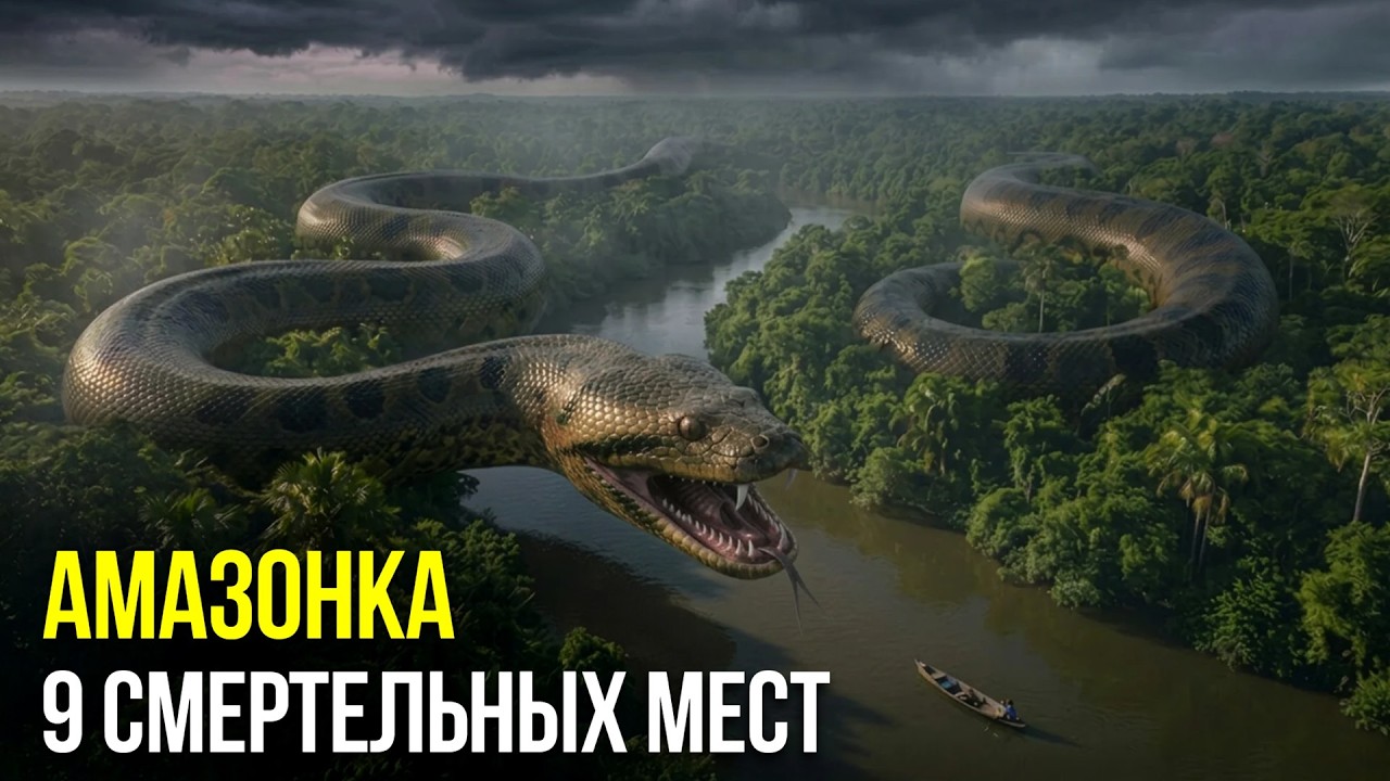 МАШИНА СМЕРТИ: 9 мест Амазонки, где вы не выживете!