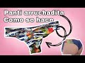 como hacer una Panti reversible y arruchada  en el trasero