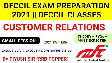 dfccil customer relations/dfccil executive operations and bd/dfccil previous year pap/dfccil class