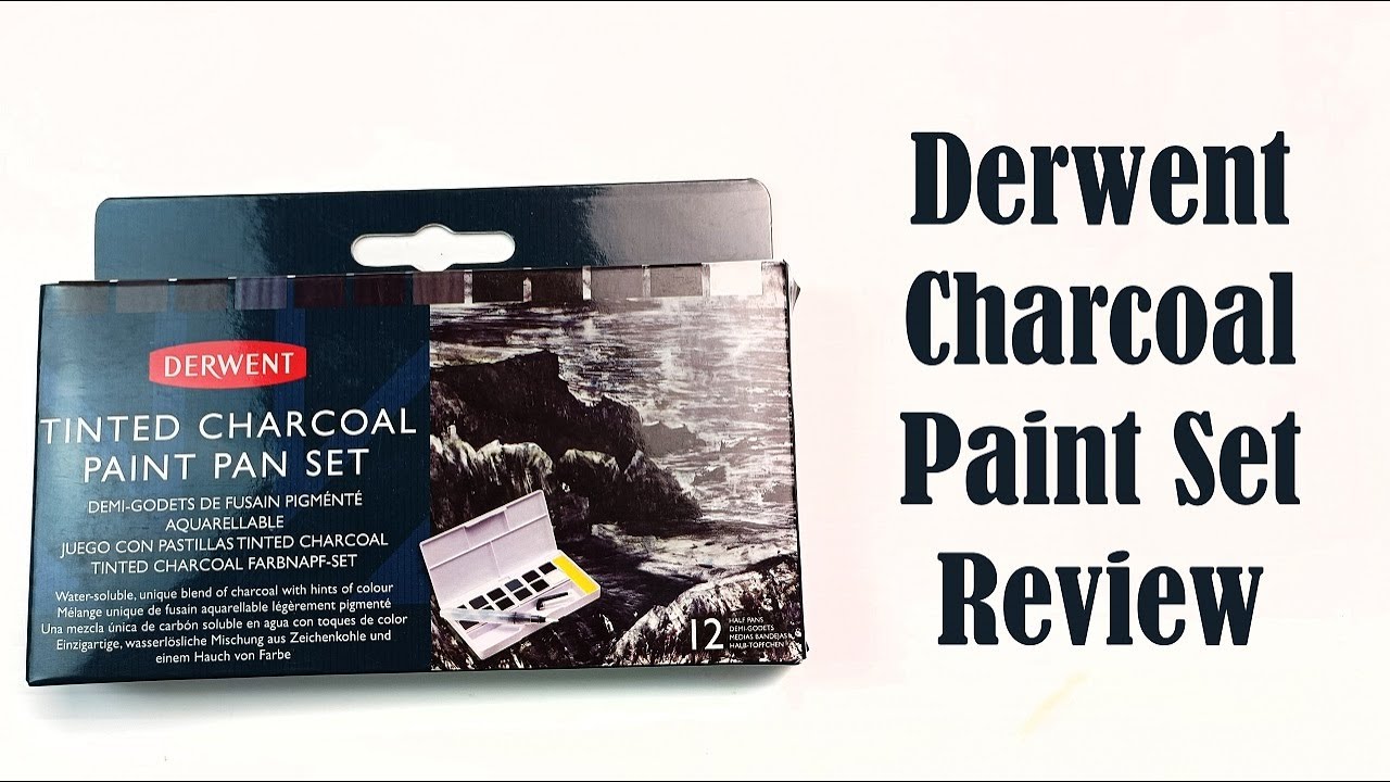 Derwent Paint Pan Watercolor Set Pastel Shades 12 Colors