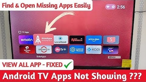 Apps Not Showing on Android TV [Fixed] | Installed Apps Not Showing in Google TV/Smart TV 🔥