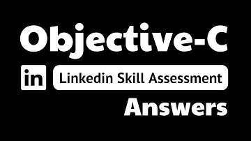 objective c linkedin assessment answers || theanswershome