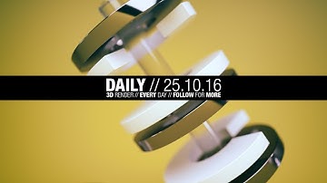 The Daily Render // 25.10.2016 // Timelapse / Speedart // MAXON Cinema 4D // OTOY OctaneRender