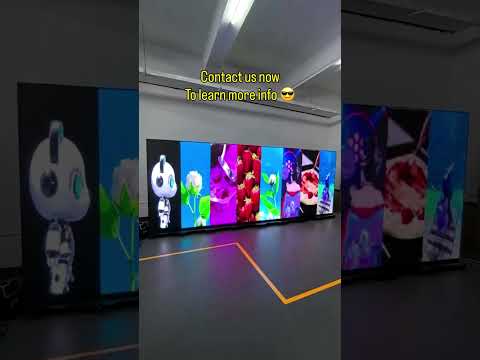 80 吋可折疊 LED 海報屏｜可獨立播放與多台拼接