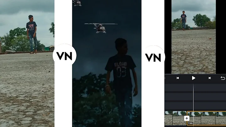 Sky Helicopter Fly Video Editing in VN App || Sky Change  video Editing Trending