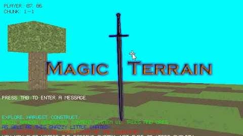 Magic Terrain - LWJGL RPG [video 1]