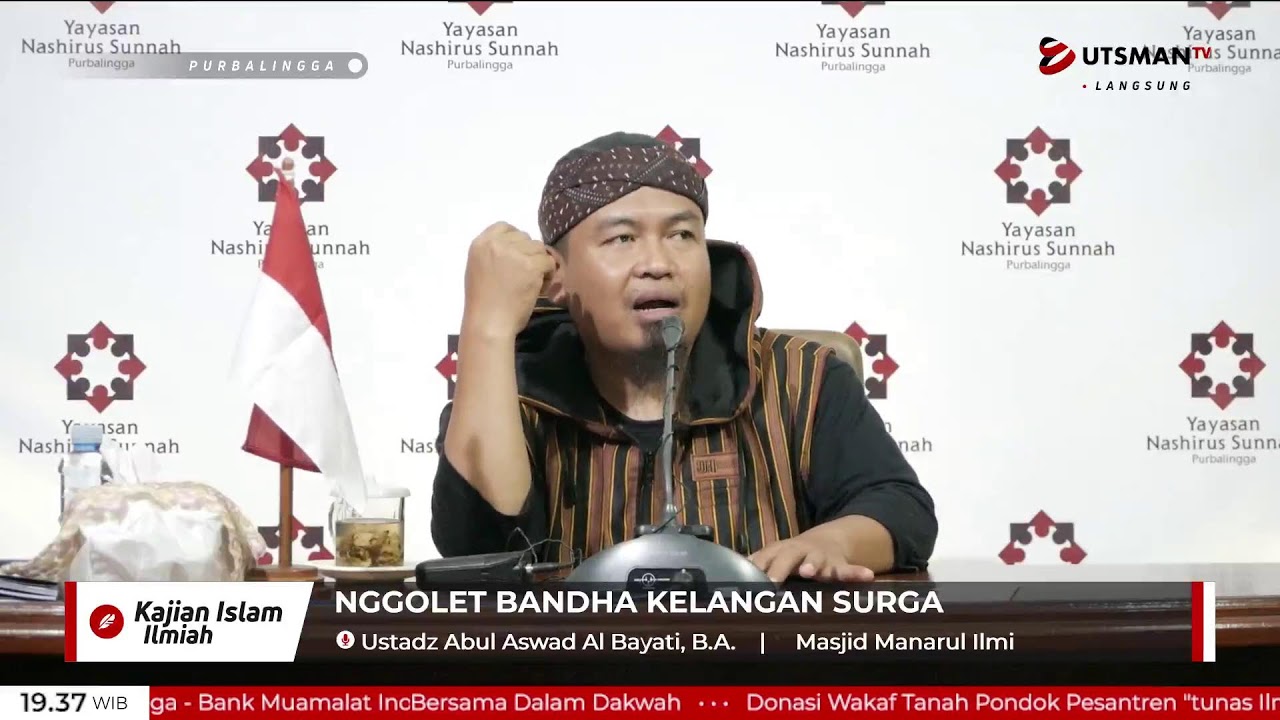 LIVE Nggolet Bandha Kelangan Surga - Ustadz Abul Aswad Al Bayati, B.A.