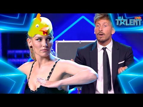 Este MAGO transforma a EDURNE en una GALLINA | Audiciones 5 | Got Talent España 7 (2021)