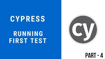 Cypress Tutorial for Beginners Running first test part 4