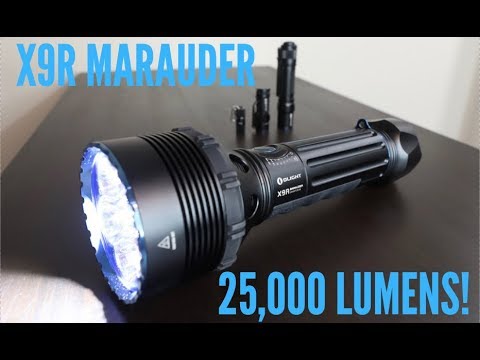 Olight X9R Marauder | 25,000 Lumens!