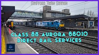Class 88 Direct Rail Services 88010 Aurora Tesco Freight Train