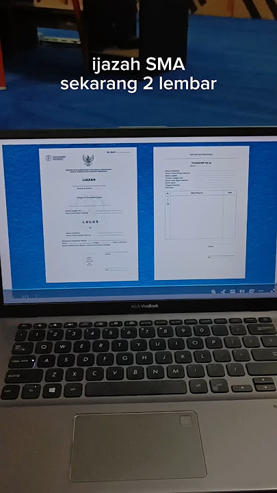 Tampilan e-ijazah SMA mulai tahun 2025