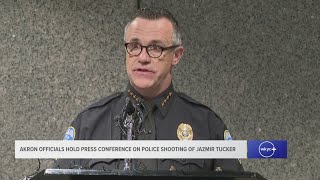 Akron Police Chief Brian Harding speaks on shooting of Jazmir Tucker