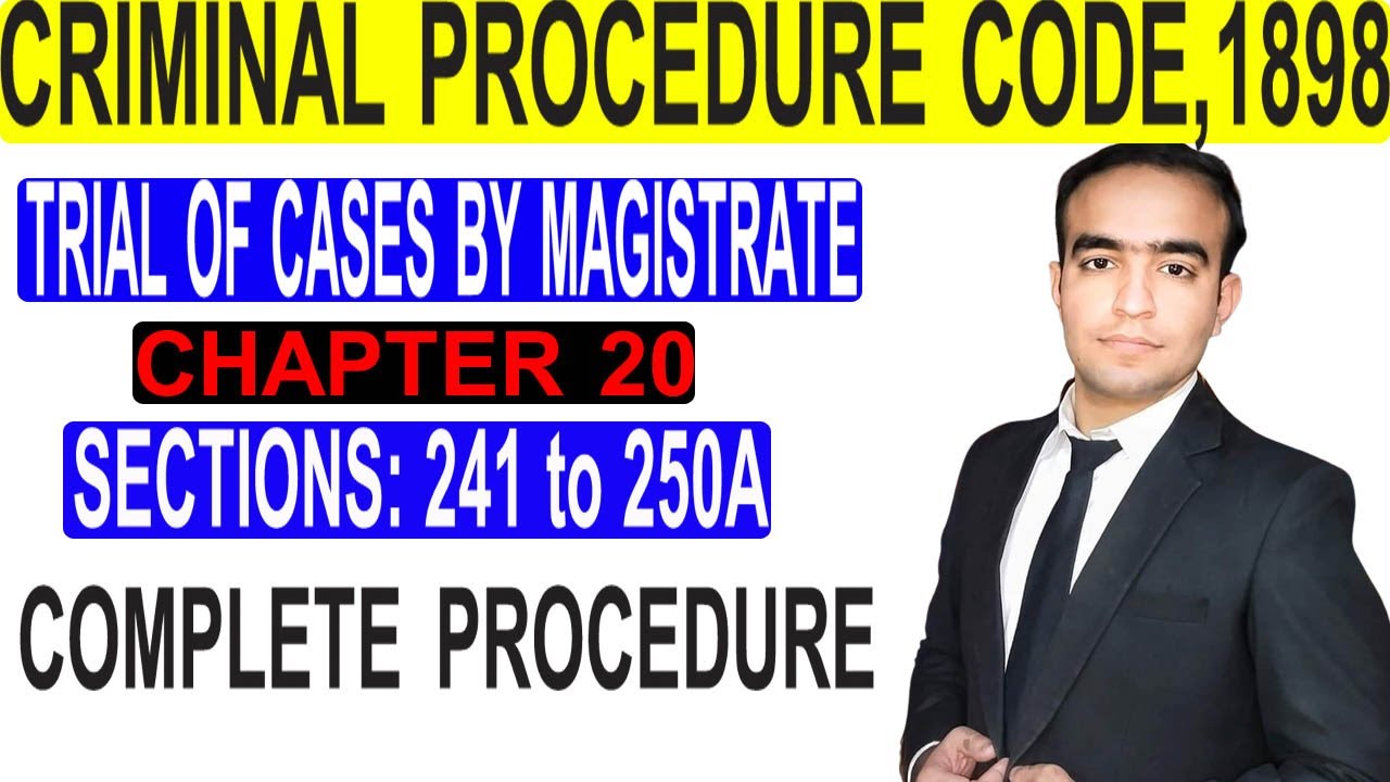 CrPC Lectures 14 ||Trial of cases by Magistrate||Chapter 20| Magisterial Trial @smartlawlectures.4211