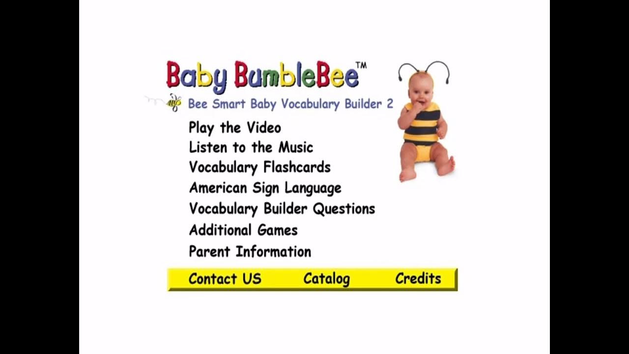 Opening to Bee Smart Baby Vocabulary Builder 2 (2002) DVD (Philippines