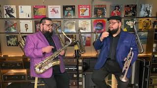 Vignette de la vidéo "L-O-V-E Nat King Cole Tenor Sax and Trumpet Cover"