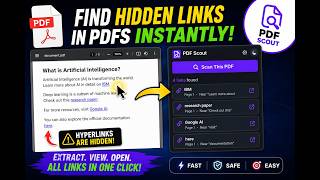 Find Hidden Links Inside PDFs Instantly | PDF Scout Chrome Extension