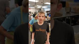 Volunteer Dishes on Working in the Food Bank's Kitchen