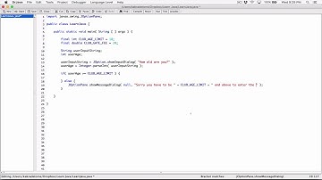 80. Nested if statements, example program - Learn Java