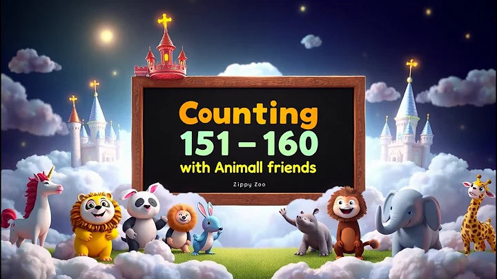 Counting 151–160 with Animal Friends Nursery Rhyme | Fun Counting Song for Kids | Educational Songs
