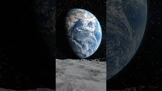 Earth  view 🌍 from moon #universe #earth #moon #galaxy #outersolarsystem #cosmos #cosmic